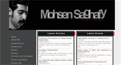 Desktop Screenshot of mohsensaghafi.com