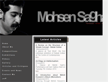 Tablet Screenshot of mohsensaghafi.com